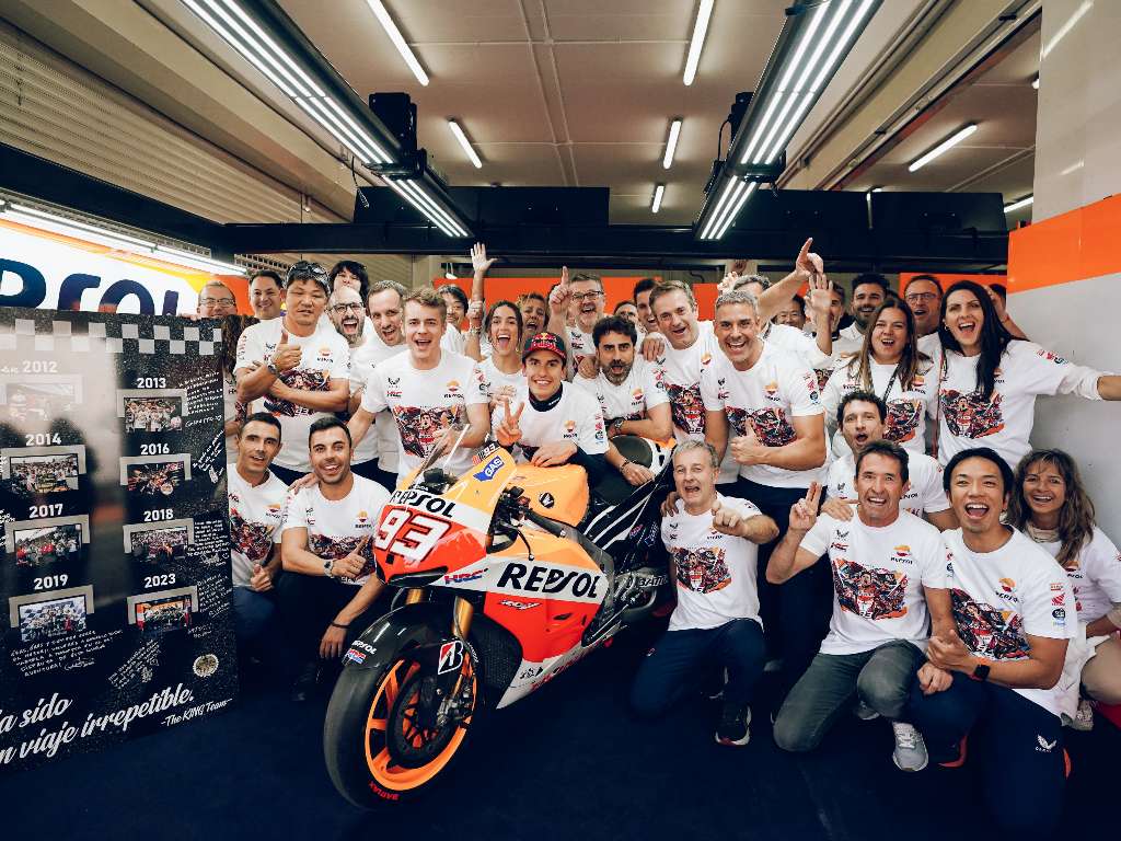 Marc Marquez Persembahkan Podium Terakhir Bersama Team Repsol Honda MotoGP