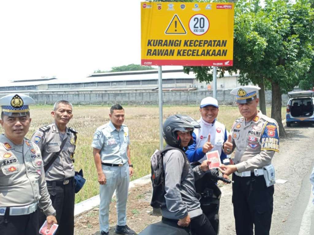 DAM Edukasi Keselamatan Berkendara bersama Jasa Raharja Jawa Barat, Polresta Bandung, dan Dinas Perhubungan Kabupaten Bandung