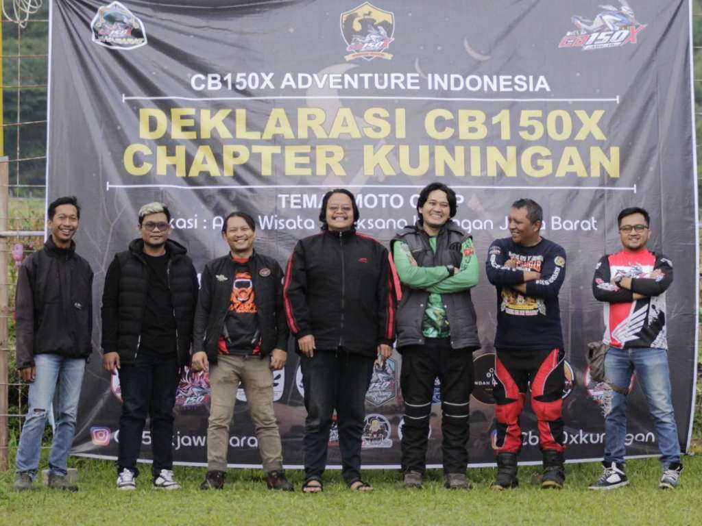 Deklarasi Honda CB150X Adventure Indonesia Chapter Kuningan