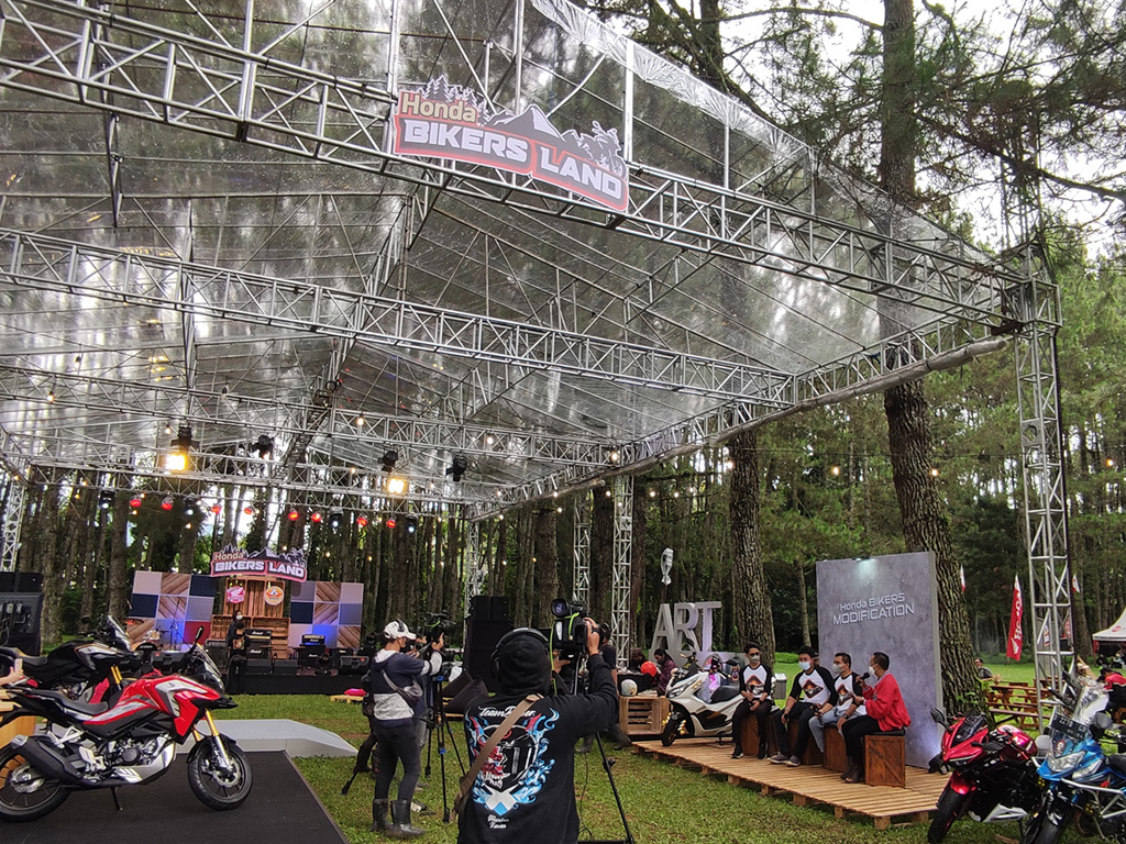 Komunitas Honda Kumpul Bareng dan Silaturahmi di Honda Bikers Land 2021