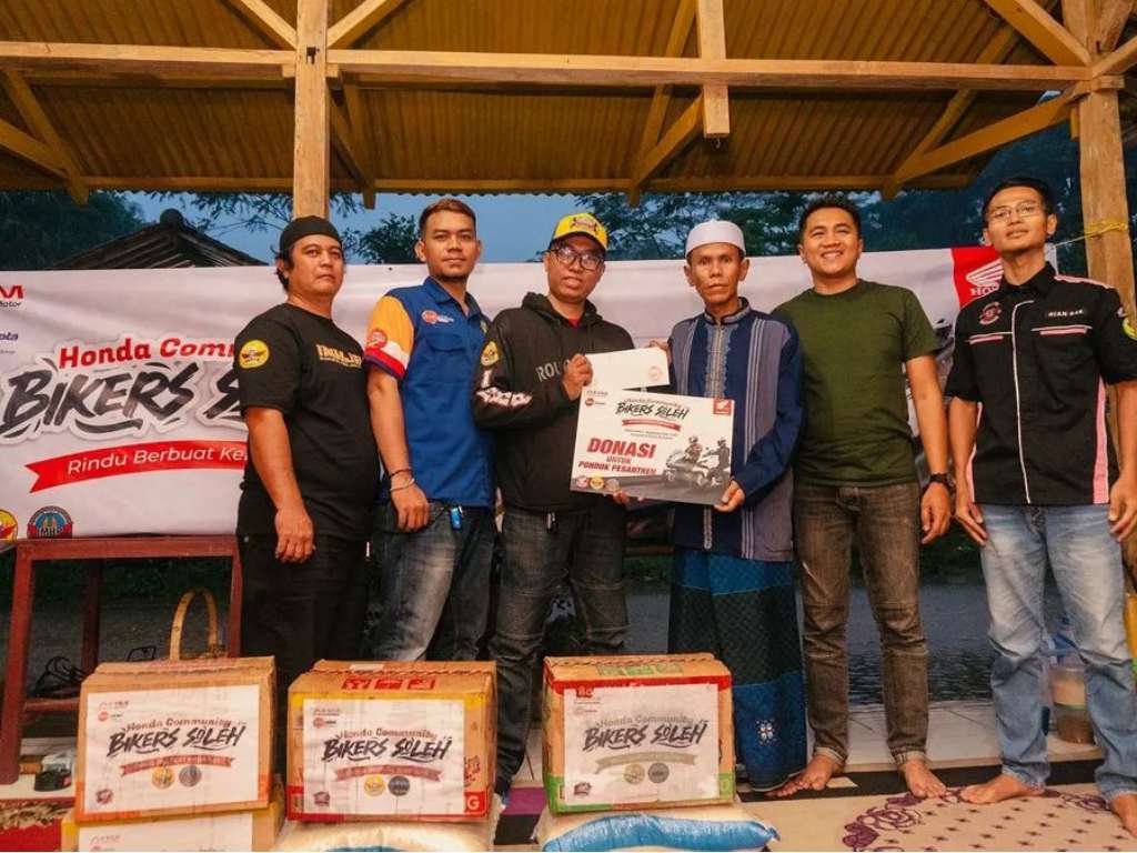 Rindu Berbuat Kebaikan, IMHP Gelar Honda Community Bikers Soleh